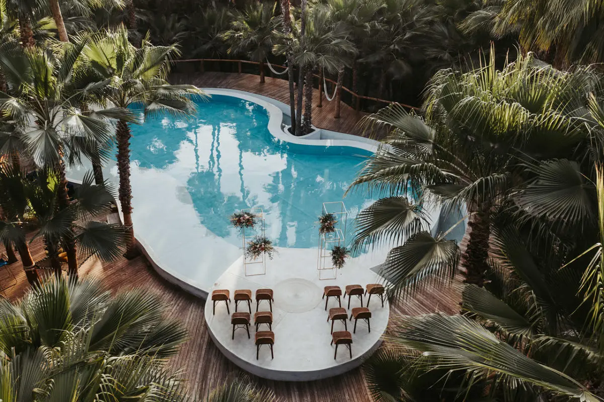 DŪM — DŪM · the pool in the palm grove