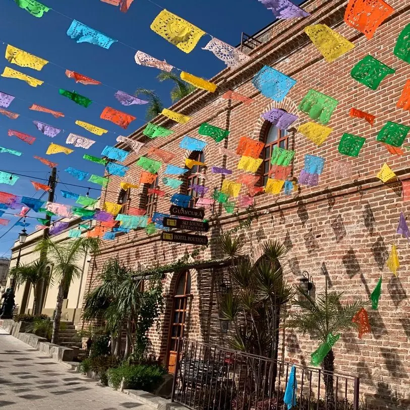 Street in the historic centre of Todos Santos