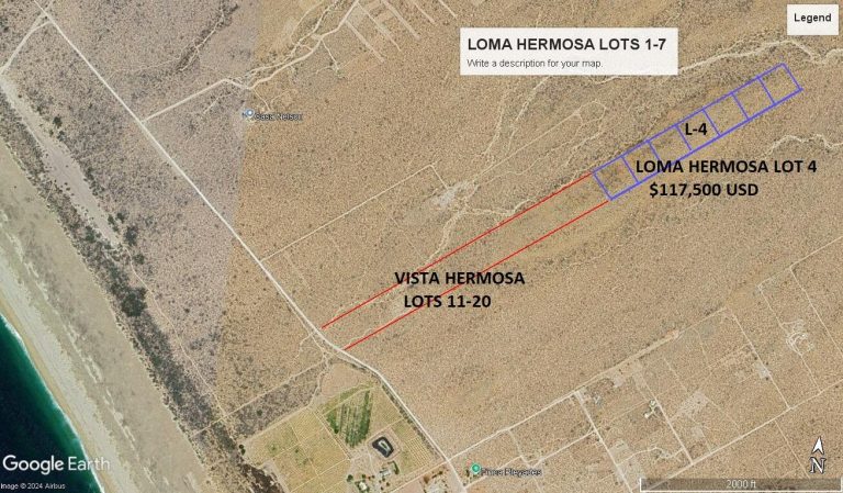 Loma Hermosa Lot 4 – Land for sale in Las Playitas, Todos Santos North (Las Playitas / Agua Blanca)