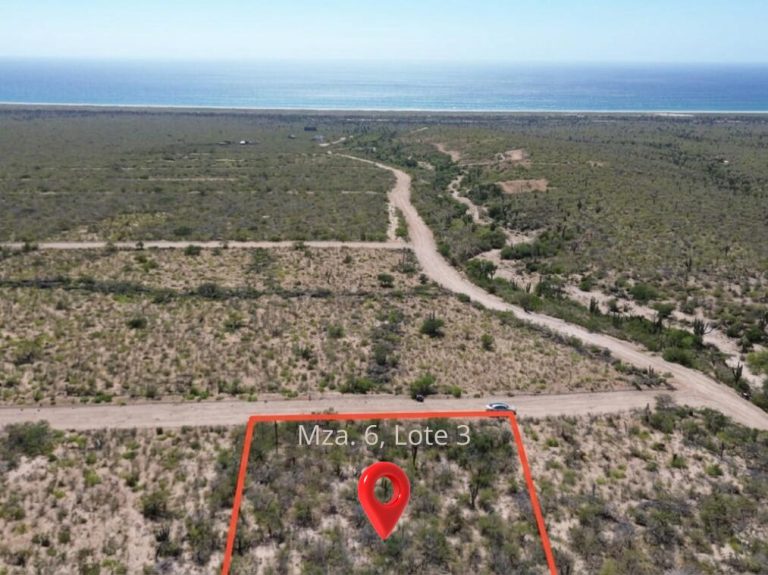 Lote 3 Mza 6 – Land for sale in Todos Santos-General, Todos Santos