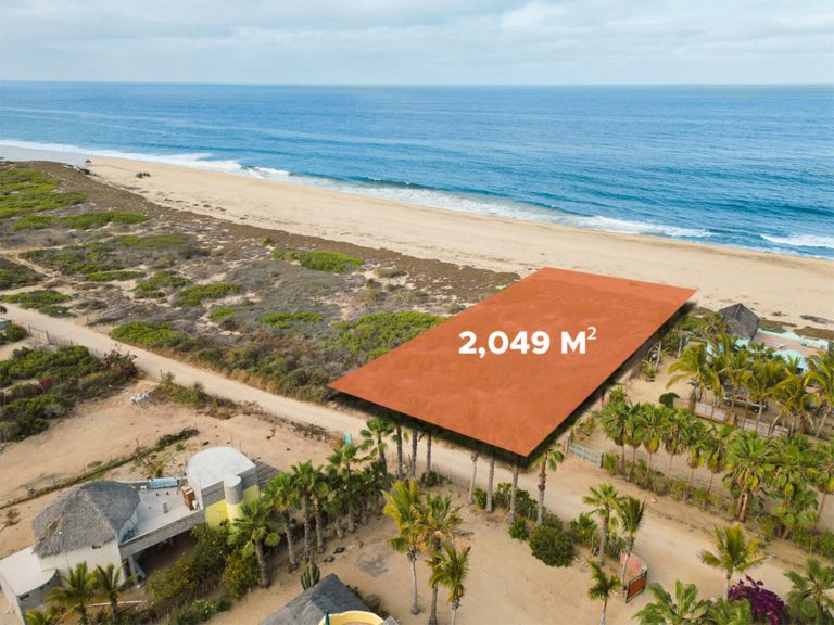 Spectacular San Pedrito Beachf – Land for sale in Pescadero, El Pescadero