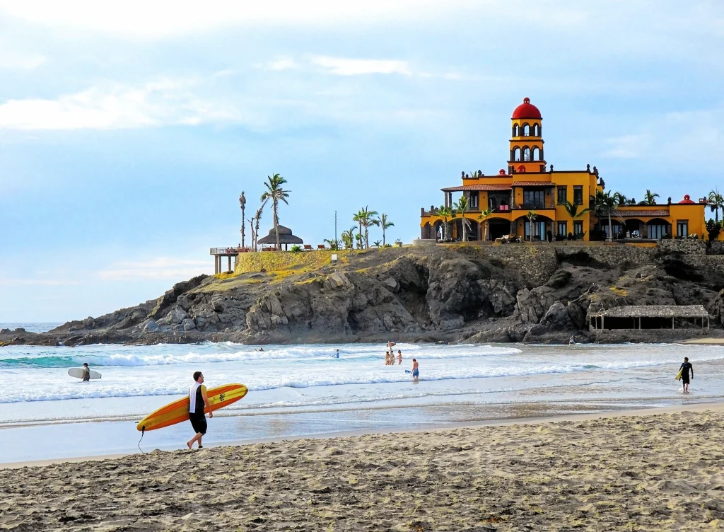 Playa Los Cerritos, where the WSL event is held