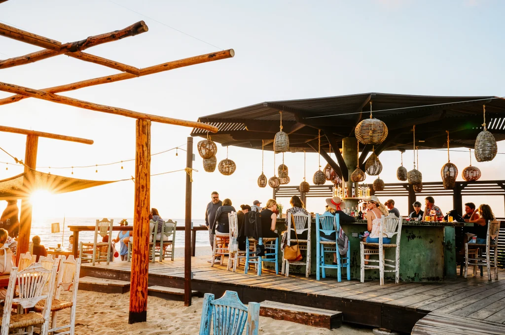 Sunset at The Green Room on Playa La Pastora, Todos Santos