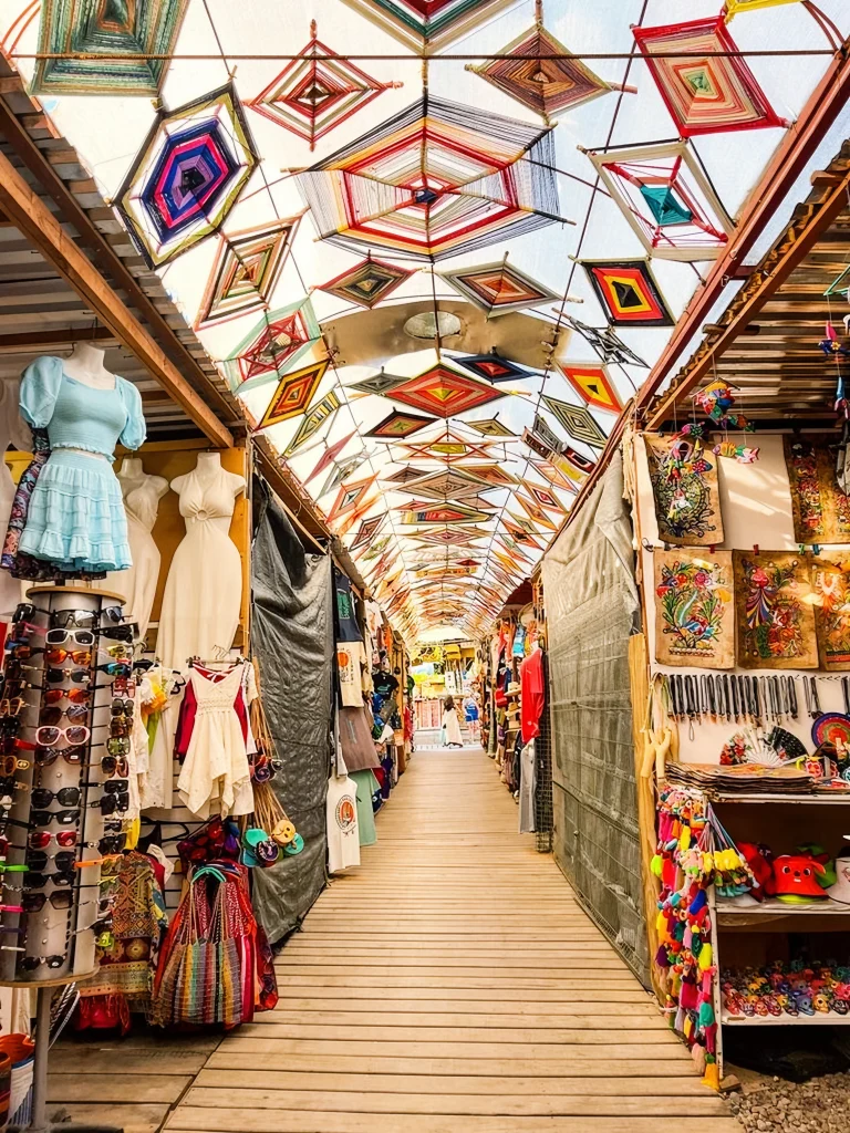 The artisan market in the historic centre, Todos Santos